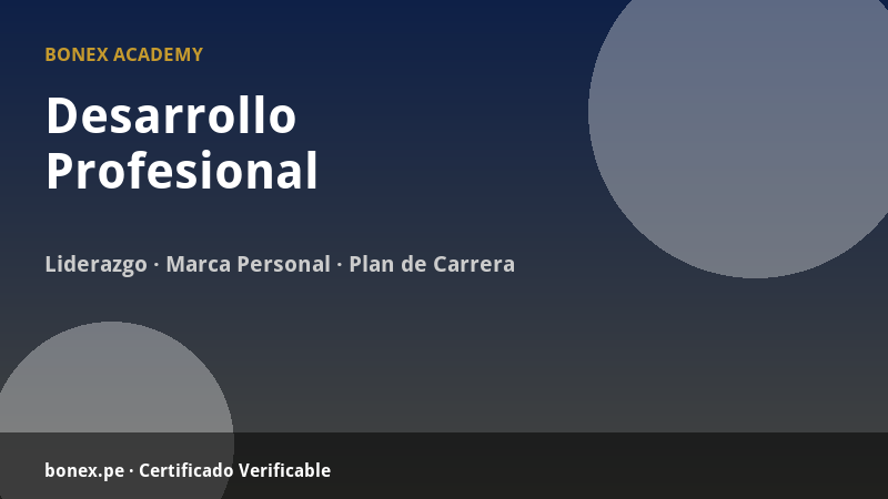 Desarrollo Profesional