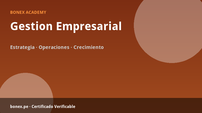 Gestión Empresarial